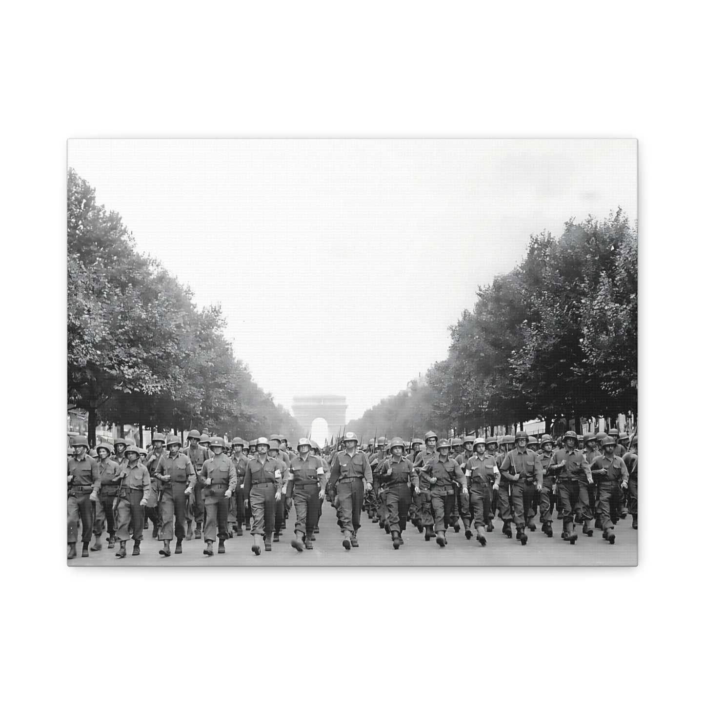 28th ID WWII Historical Military Canvas Wall Art