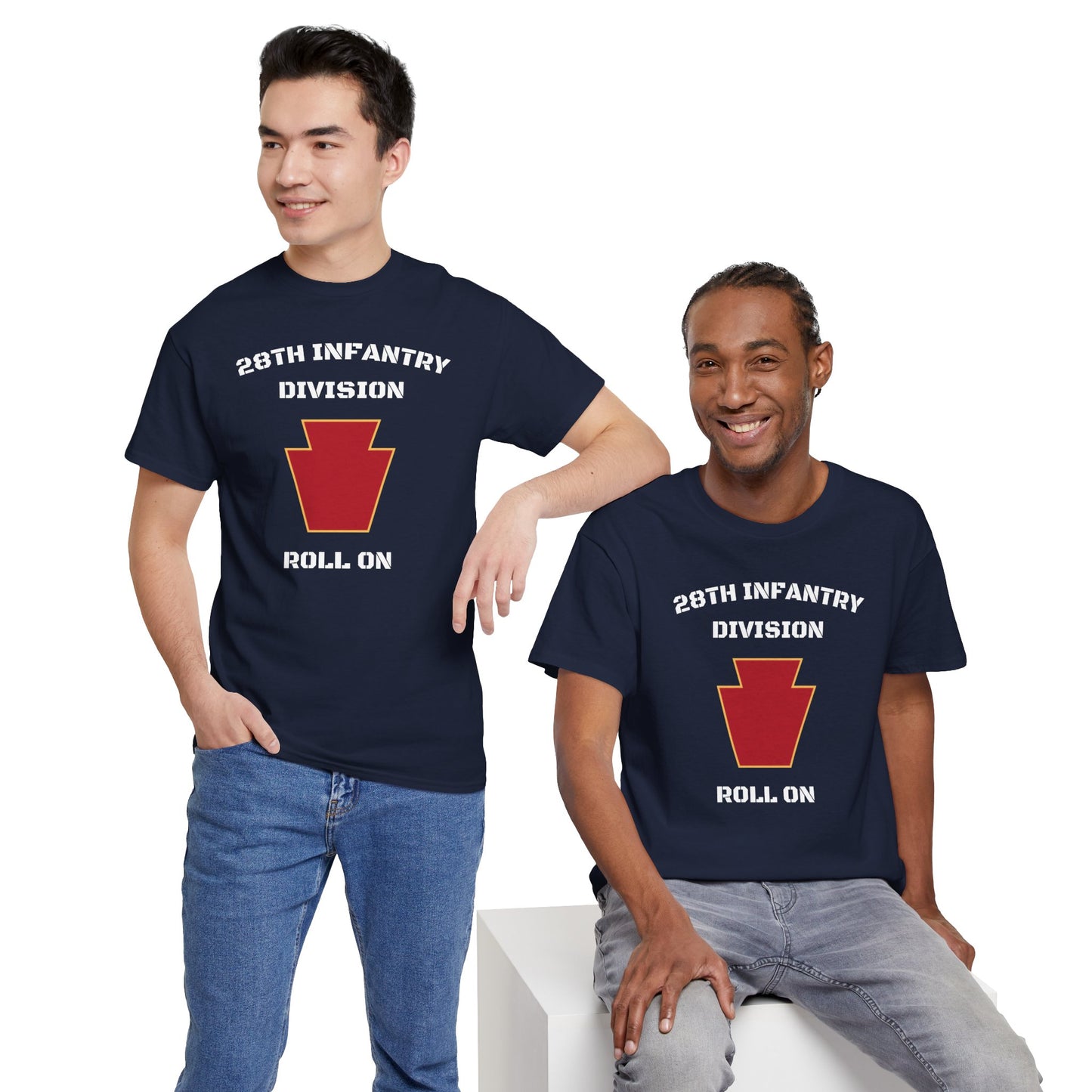 28th ID Keystone Roll On Unisex Cotton T-Shirt