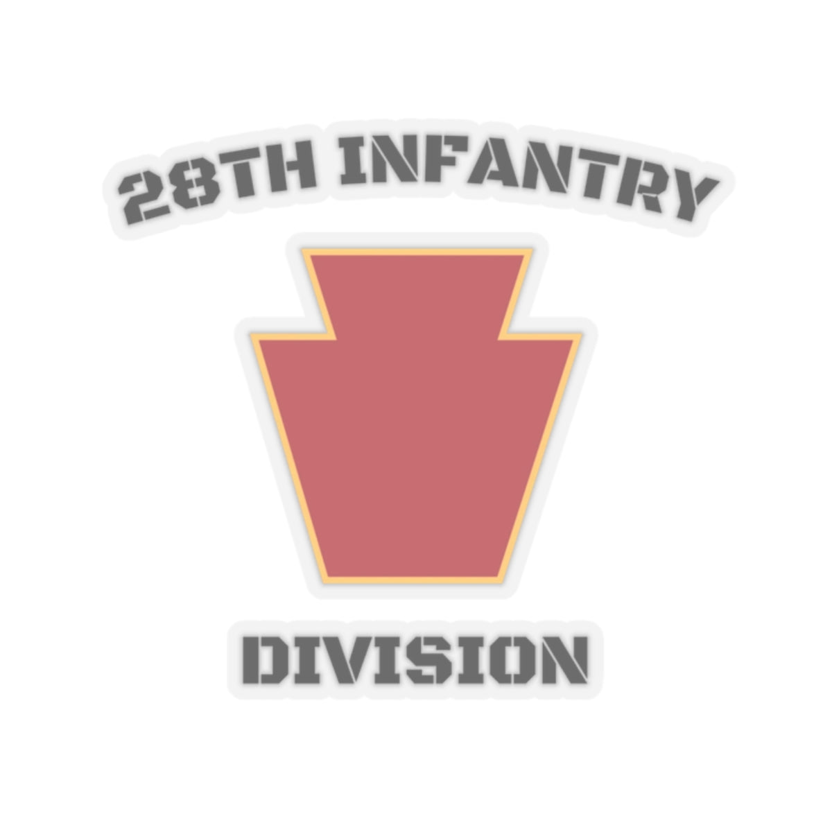 28th Infantry Division Red Keystone Stickers