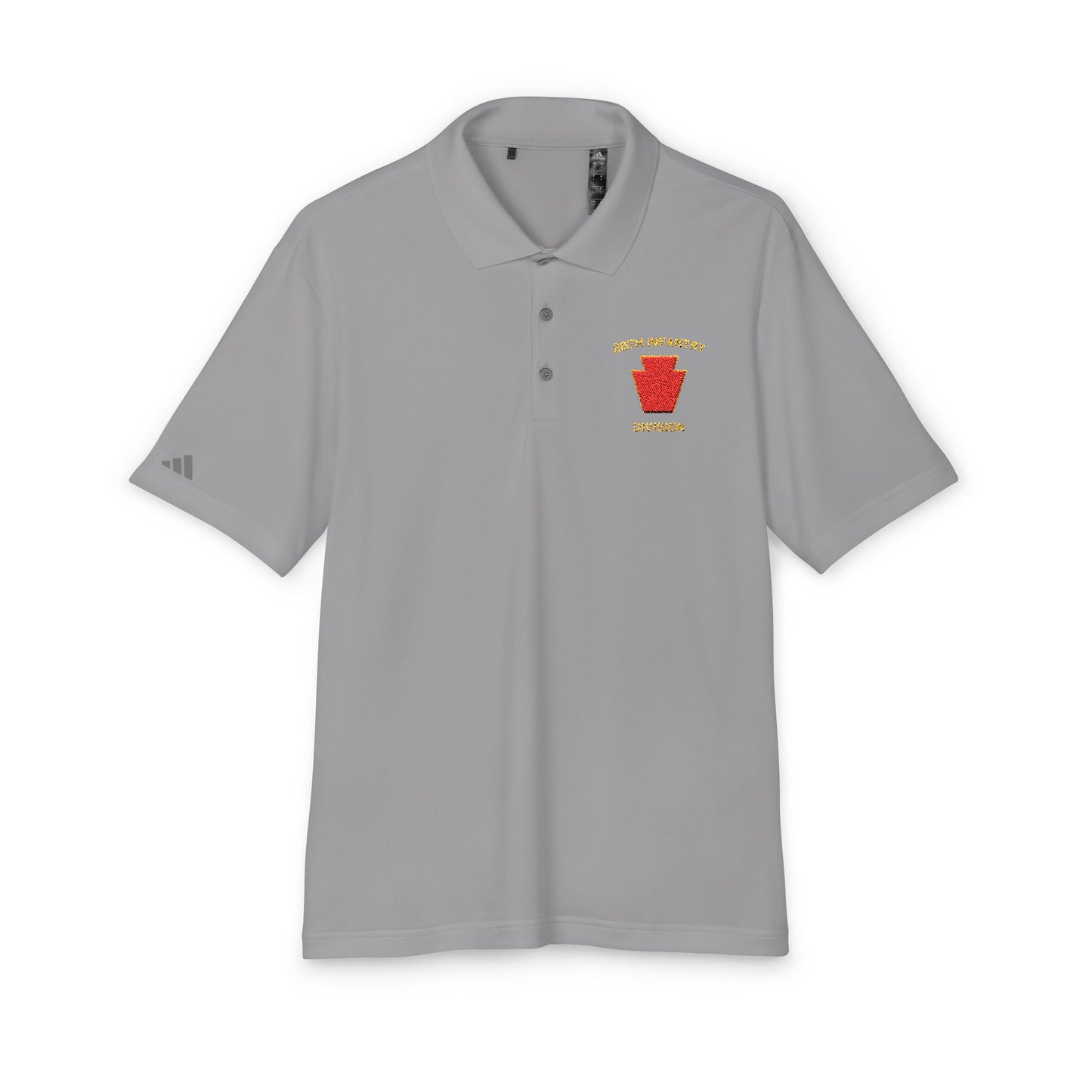 Red Keystone Embroidered Adidas Performance Polo