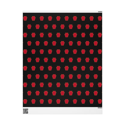 Red Keystone Wrapping Paper