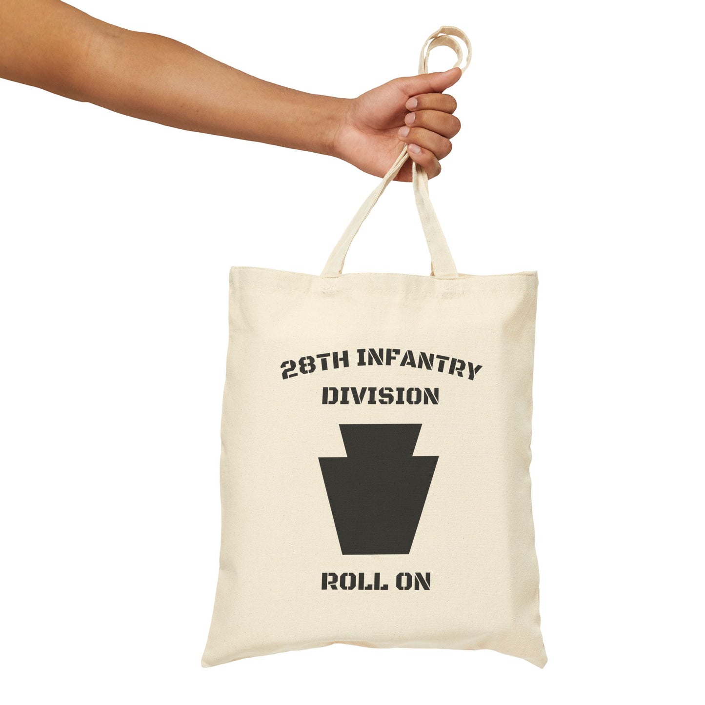 "Roll On" Keystone Cotton Canvas Tote Bag