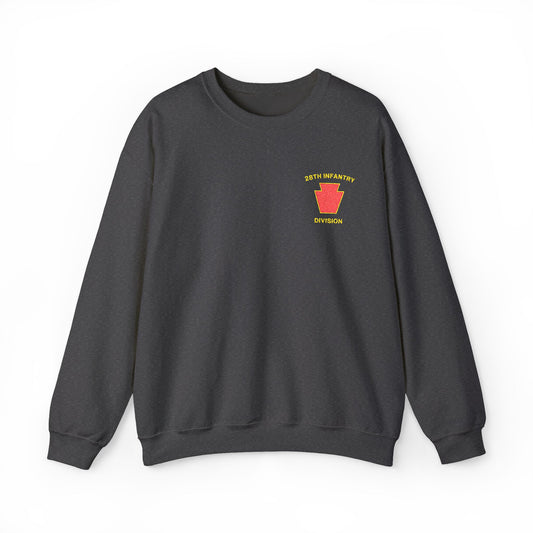 Red Keystone Embroidered Crewneck Sweatshirt