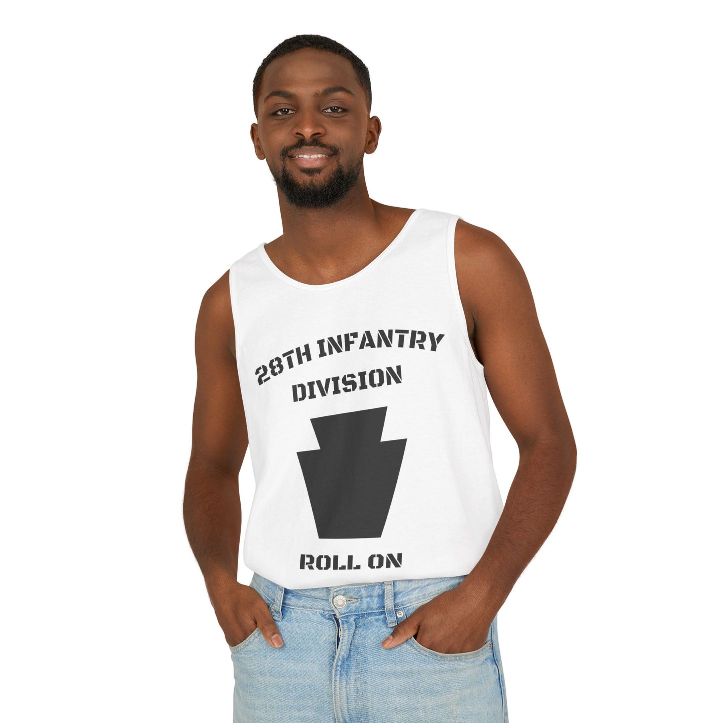 28th Infantry Division Roll On Tank Top