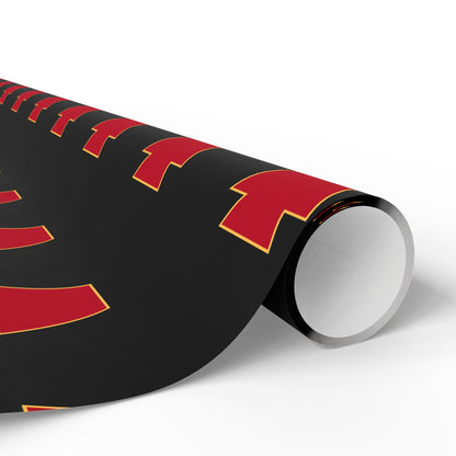 Red Keystone Wrapping Paper