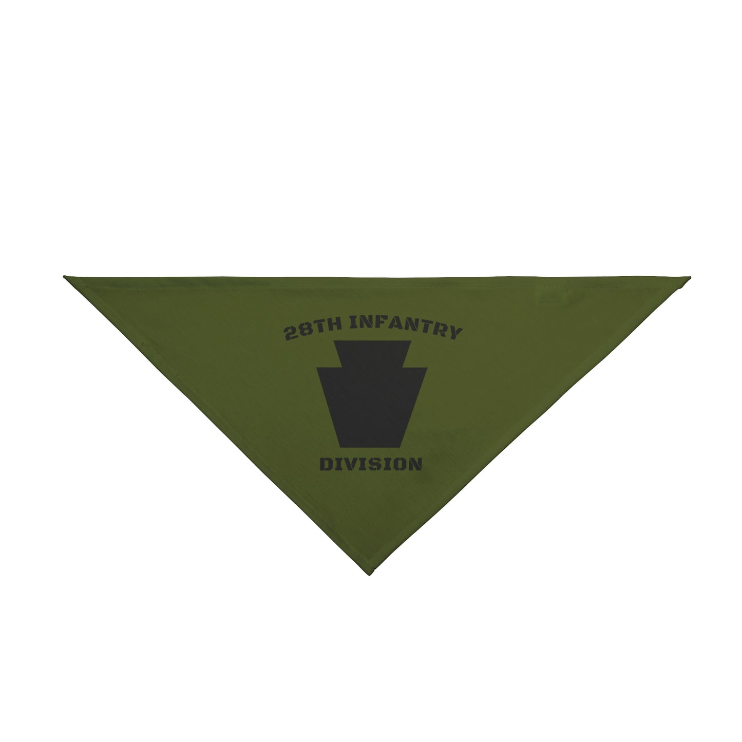 Black Keystone Army Green Pet Bandana