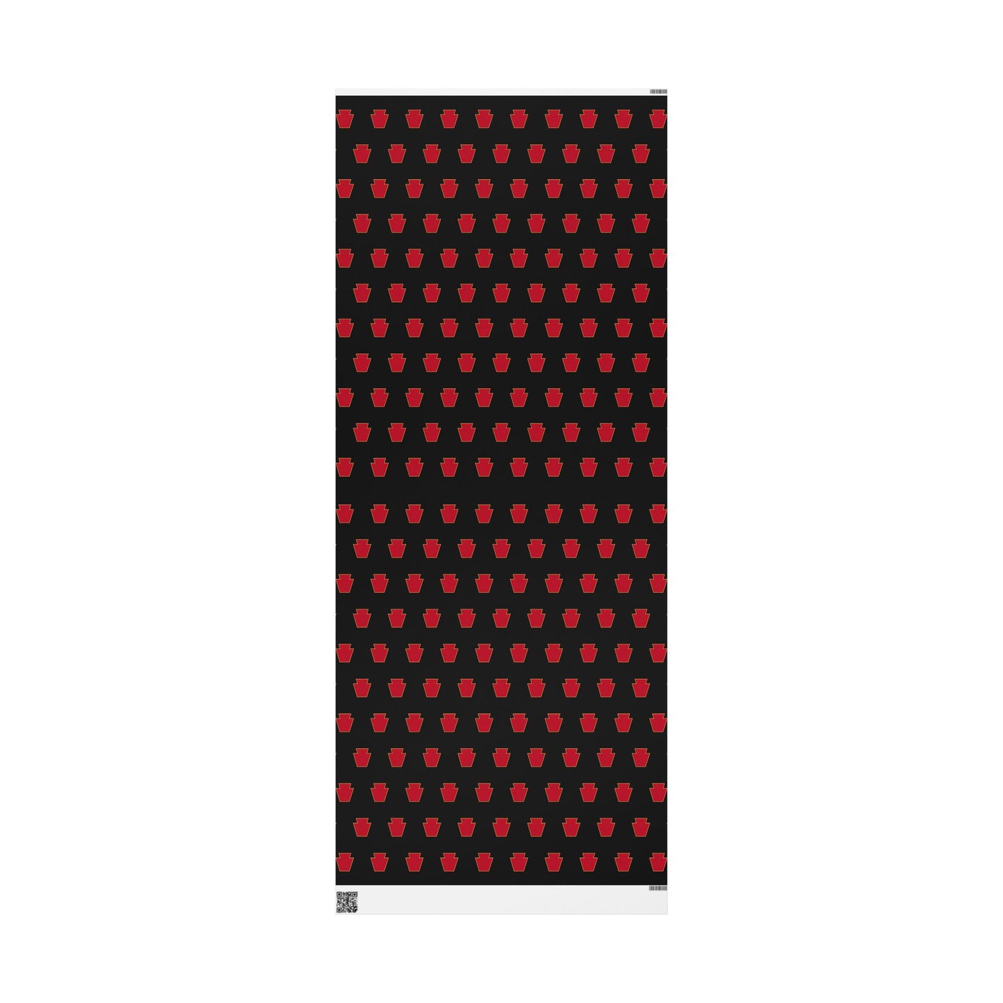 Red Keystone Wrapping Paper