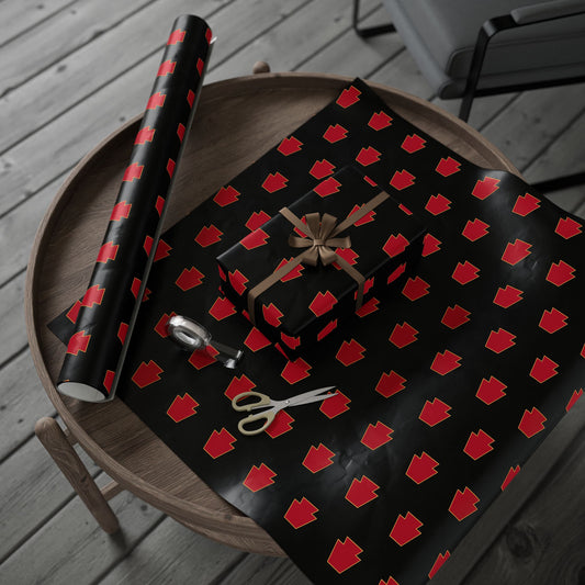 Red Keystone Wrapping Paper