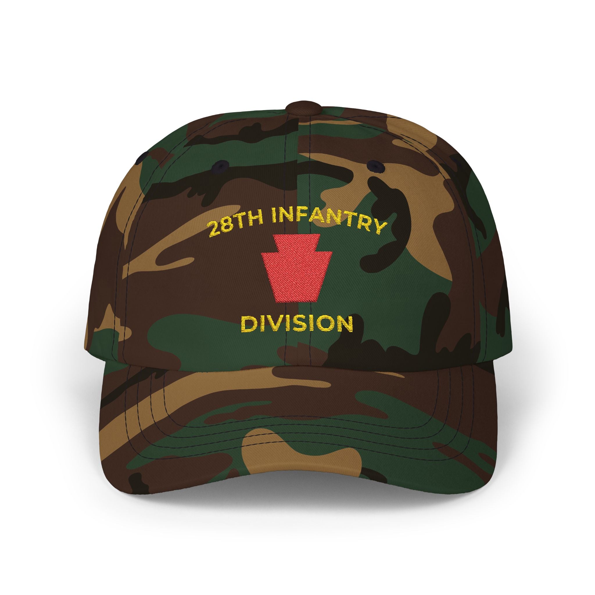 Red Keystone Embroidered Adjustable Hat – 28th Infantry Division ...