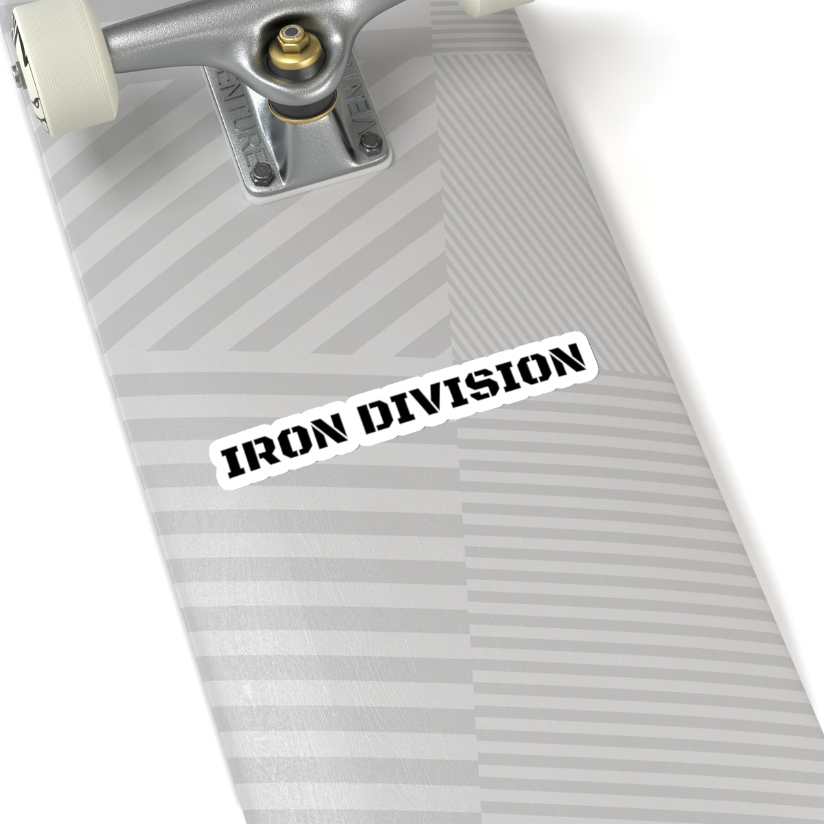 "IRON DIVISION" Kiss-Cut Stickers