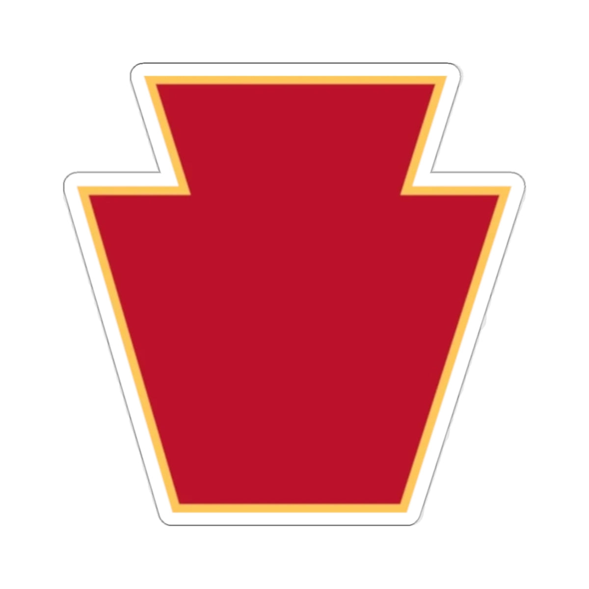 Red Keystone Red Keystone Stickers – 28th Infantry Division Association Store