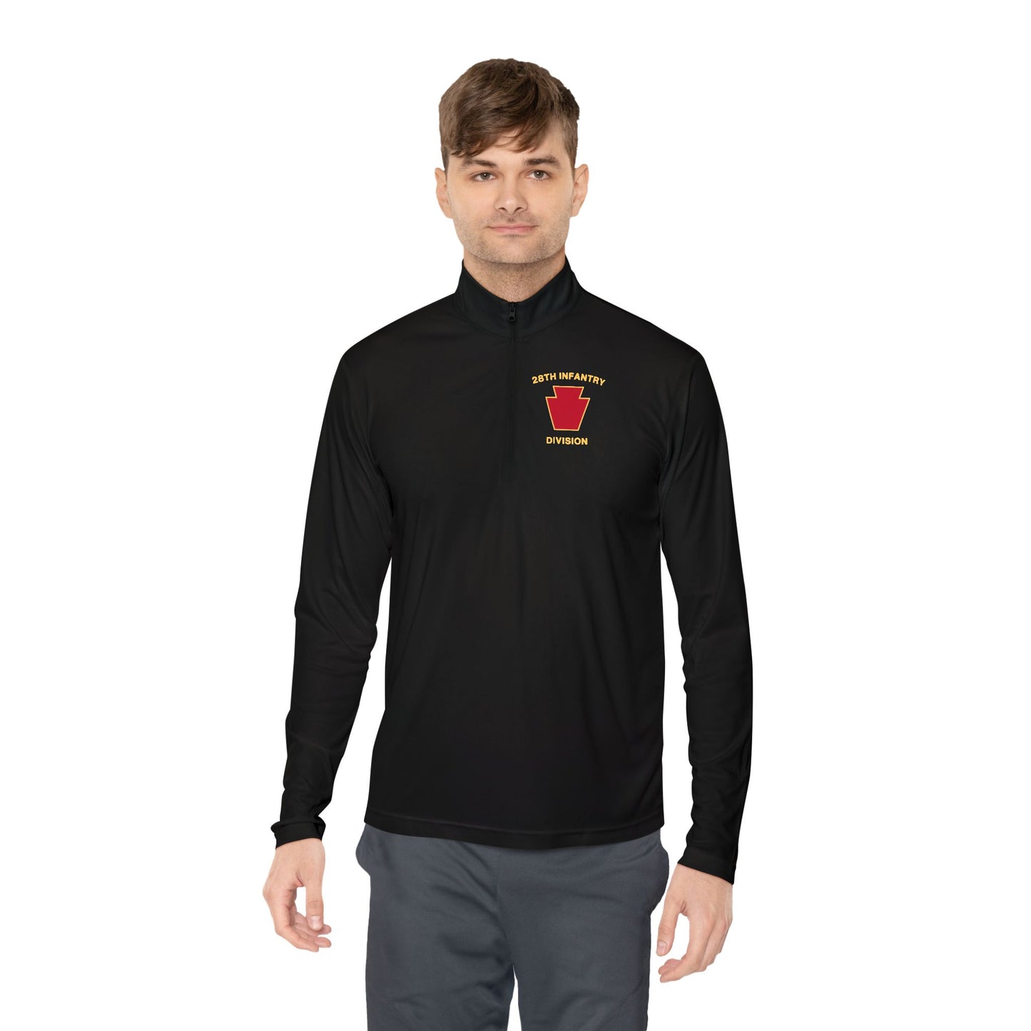 Red Keystone Quarter-Zip Pullover