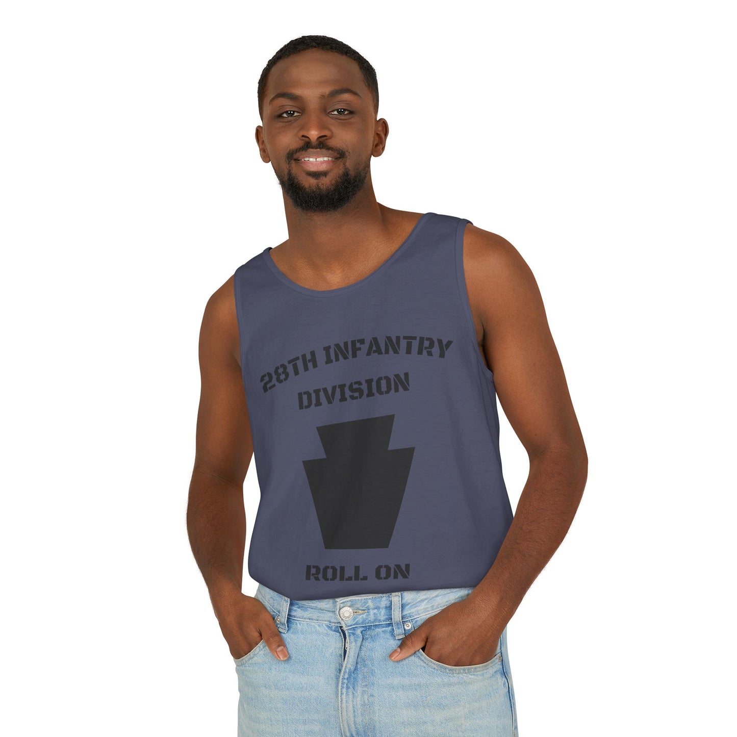 28th Infantry Division Roll On Tank Top