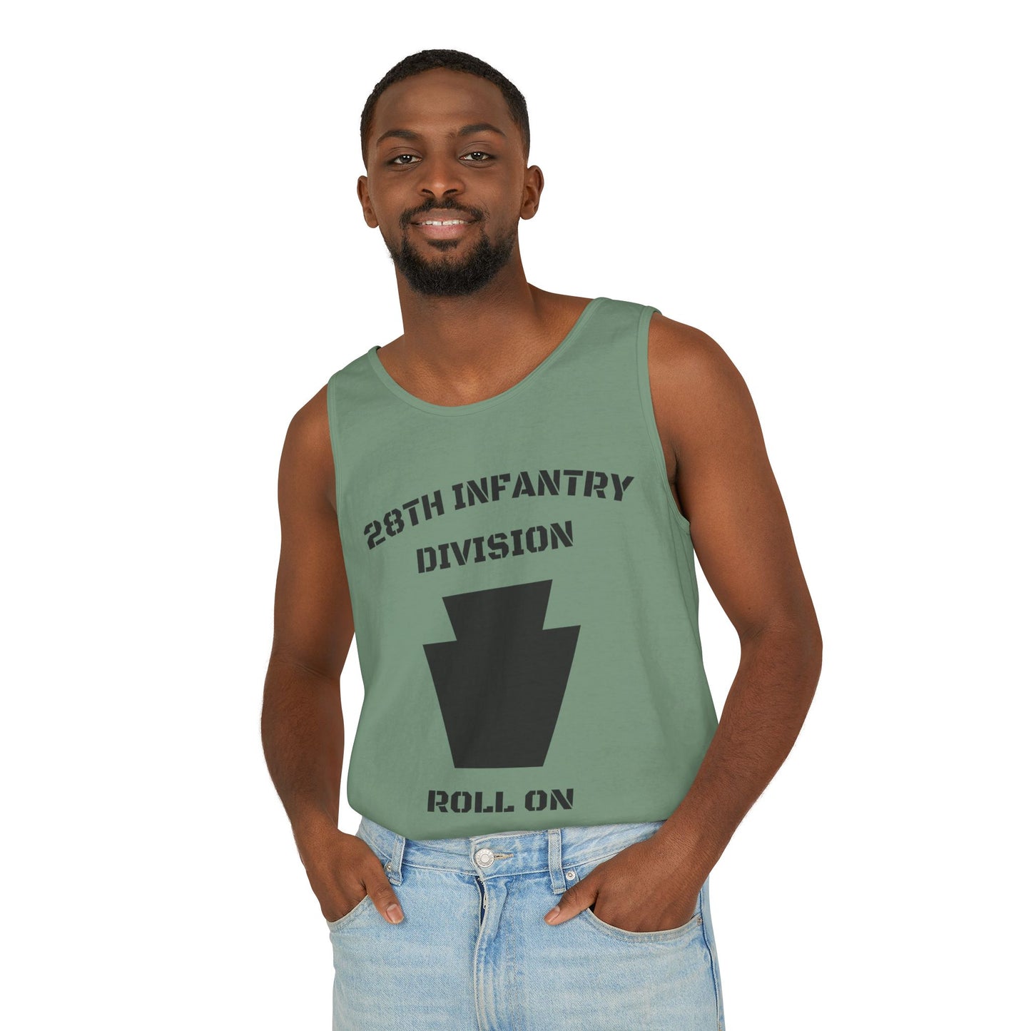 28th Infantry Division Roll On Tank Top