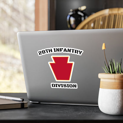 28th Infantry Division Red Keystone Vinyl Decals