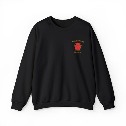 Red Keystone Embroidered Crewneck Sweatshirt