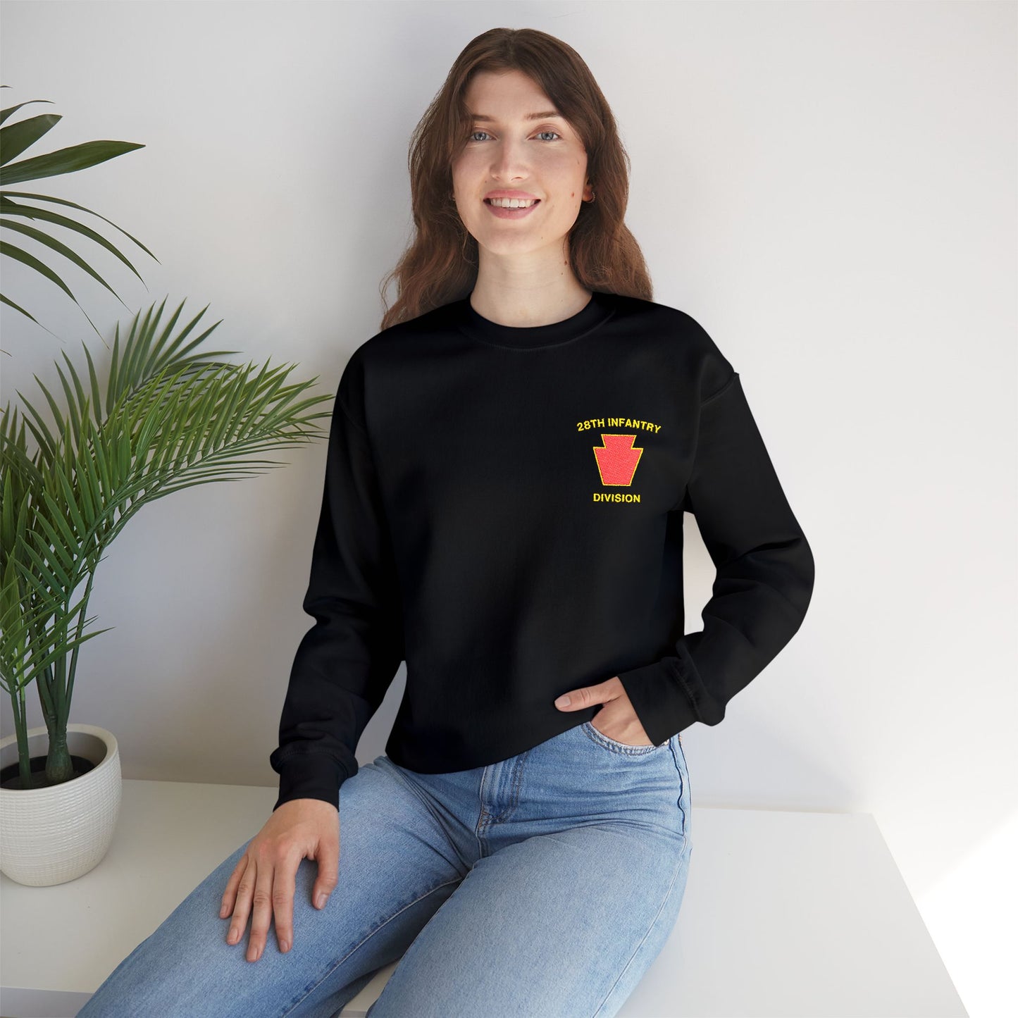 28th ID Embroidered Crewneck Sweatshirt