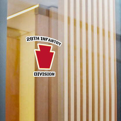 28th Infantry Division Red Keystone Vinyl Decals
