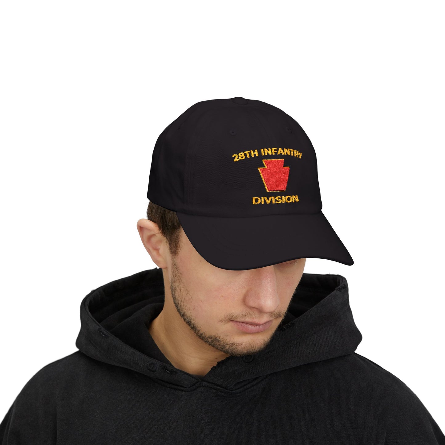 Red Keystone Embroidered Adjustable Hat