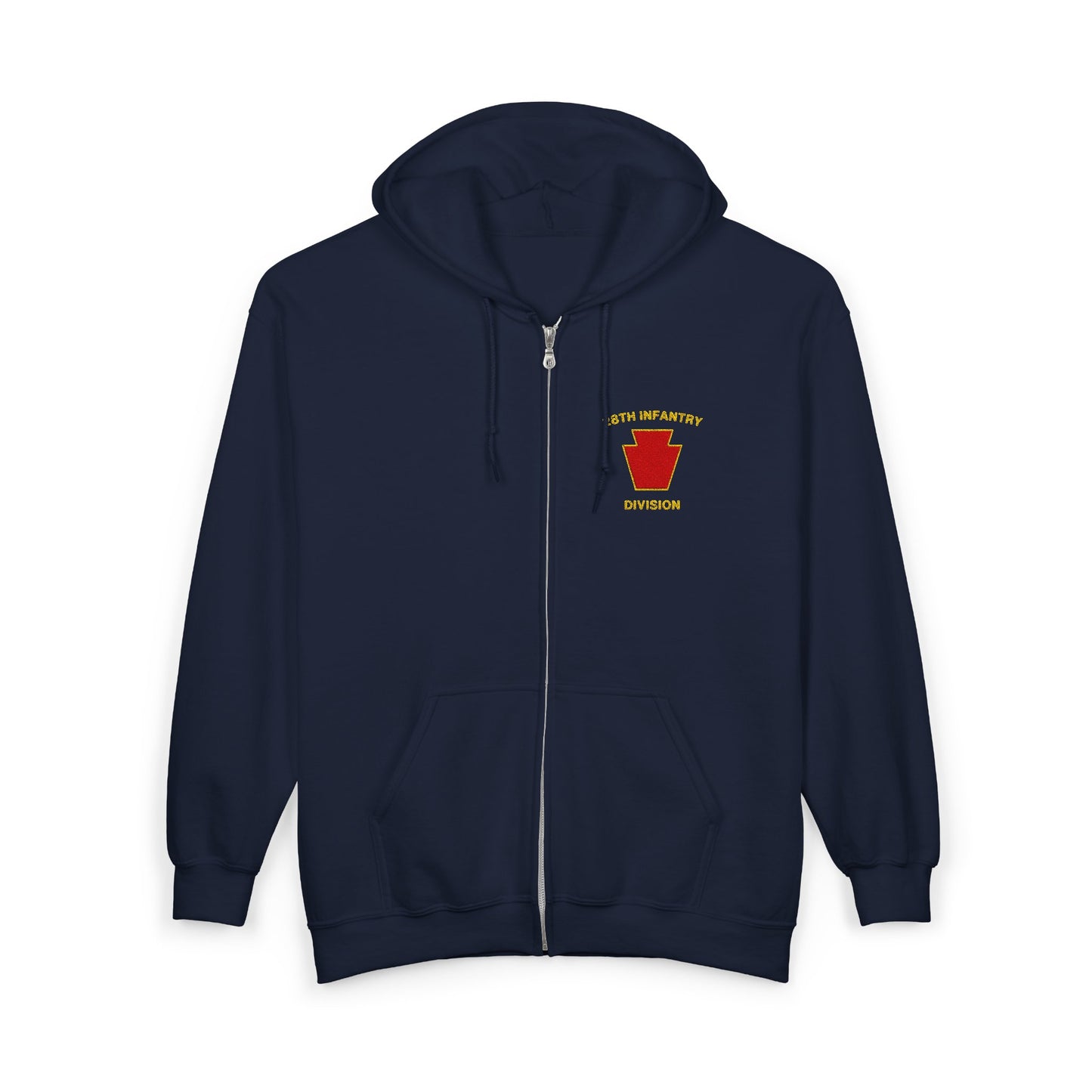 28th Infantry Division - Red Keystone Full Zip Hoodie