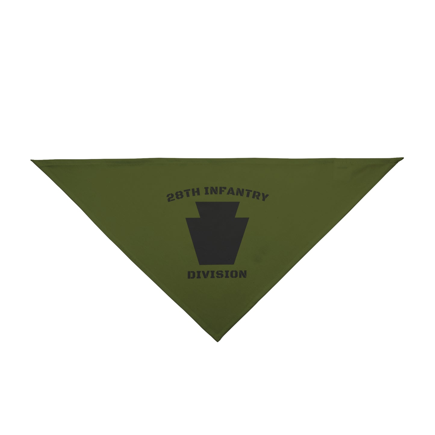 Black Keystone Army Green Pet Bandana