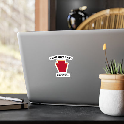 28th Infantry Division Red Keystone Vinyl Decals