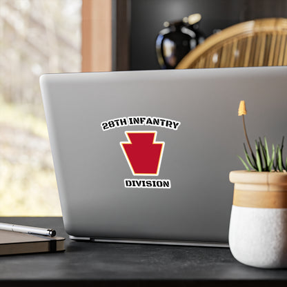 28th Infantry Division Red Keystone Vinyl Decals