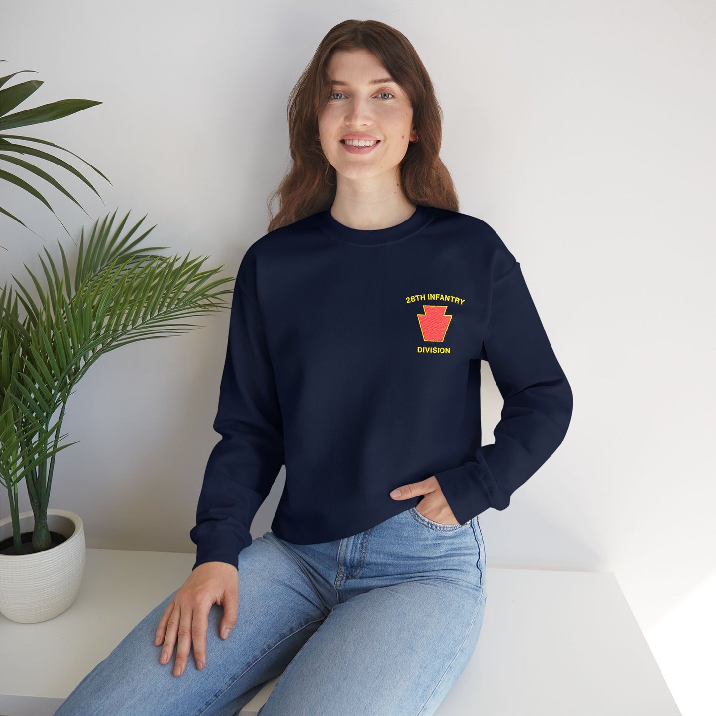 28th ID Embroidered Crewneck Sweatshirt