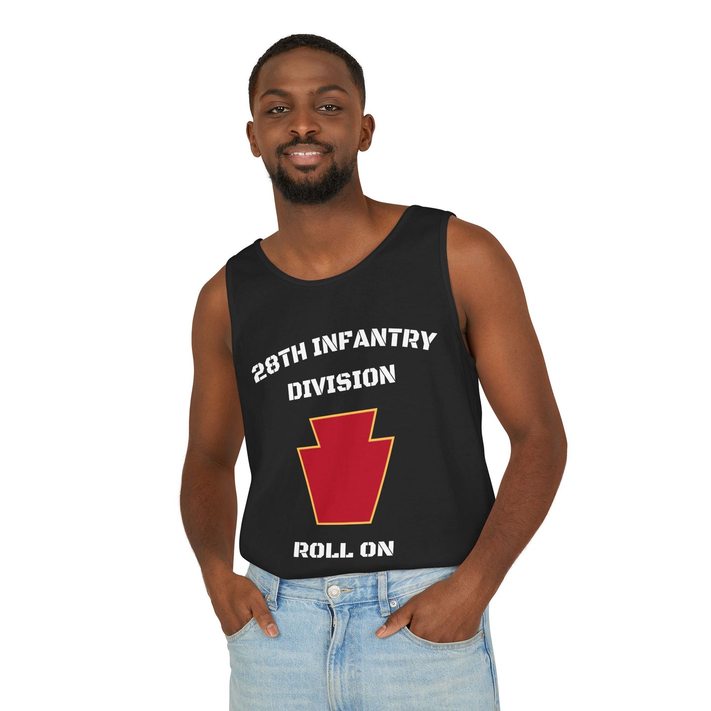 28th Infantry Division Roll On Tank Top