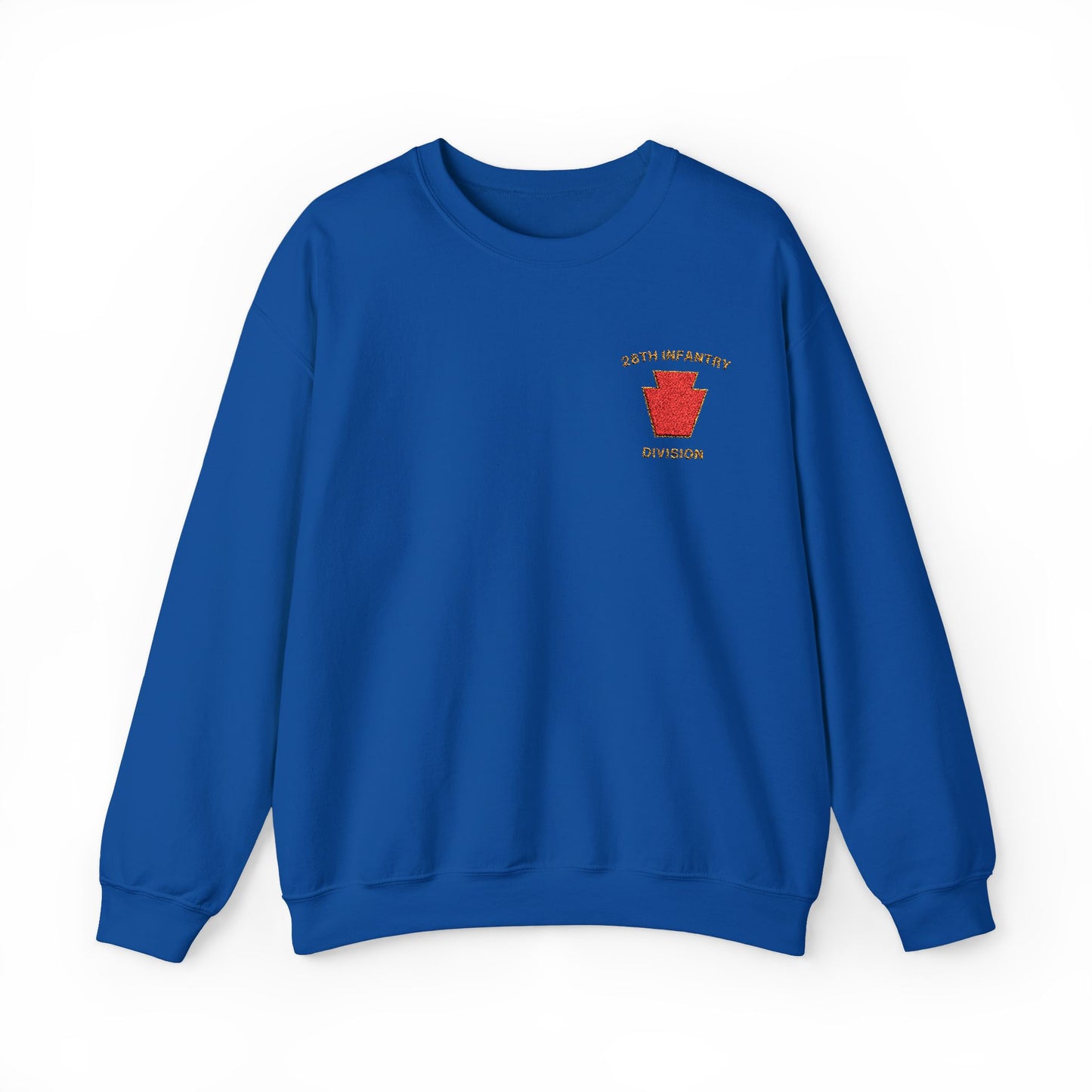 Red Keystone Embroidered Crewneck Sweatshirt