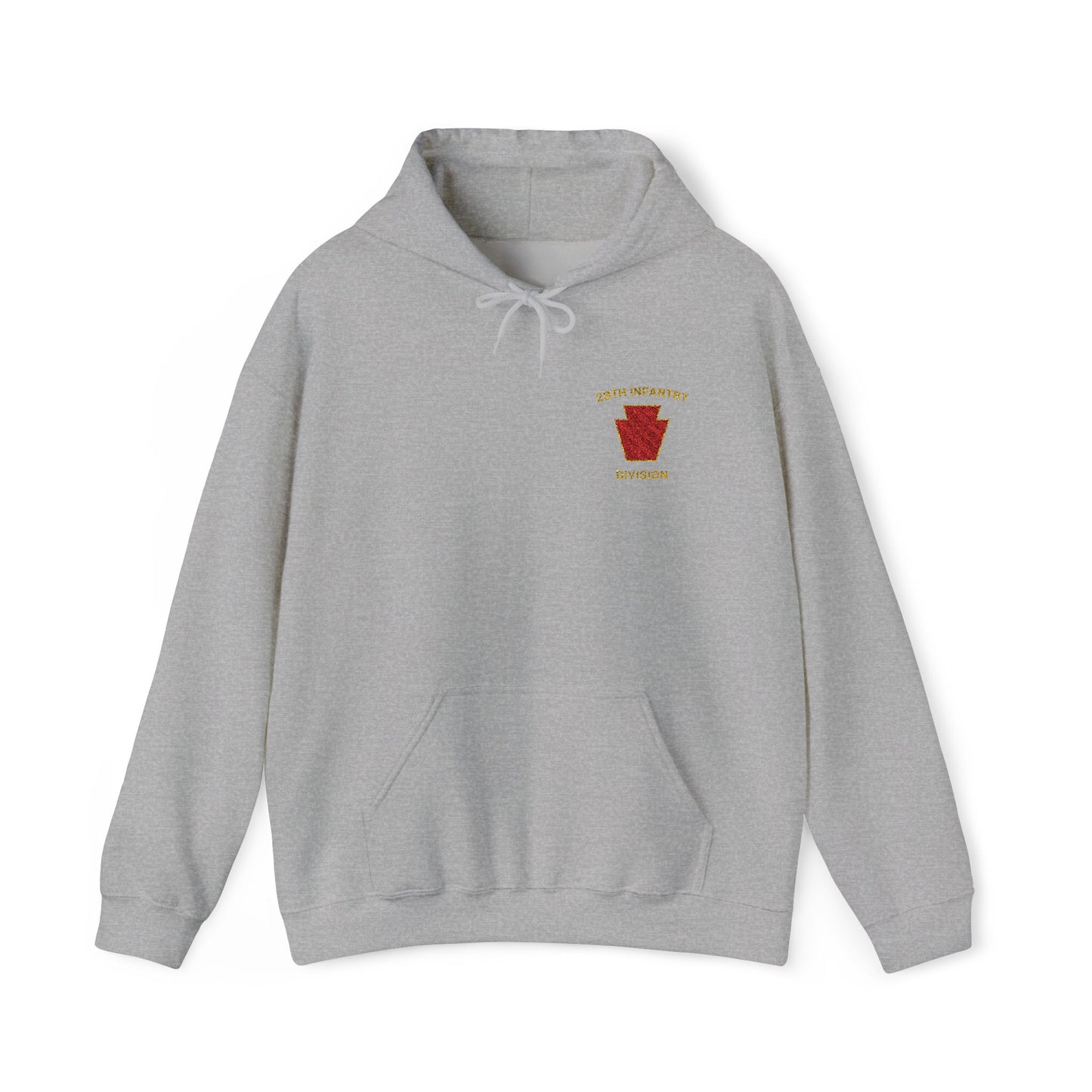 28th ID Red Keystone Embroidered Hoodie