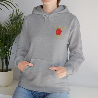 28th ID Red Keystone Embroidered Hoodie
