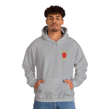 28th ID Red Keystone Embroidered Hoodie