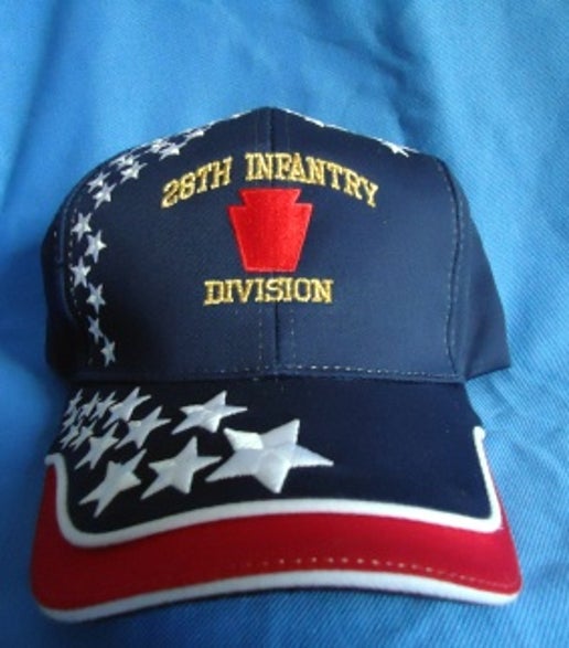 28th ID Embroidered Stars Navy Hat